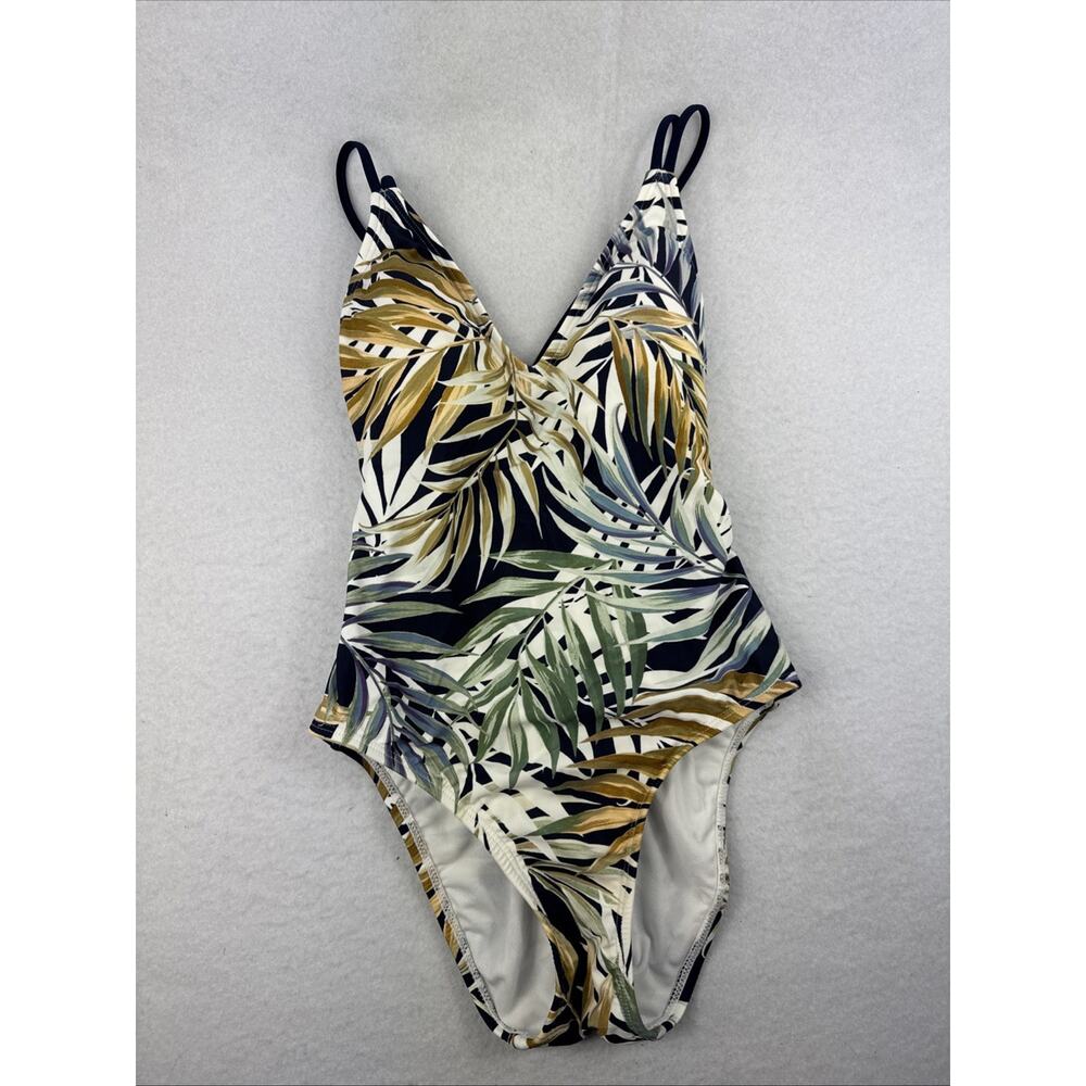 Hurley Women's UPF 50+ Stretch Midweight One Piece Swimsuit, Green, Size XS